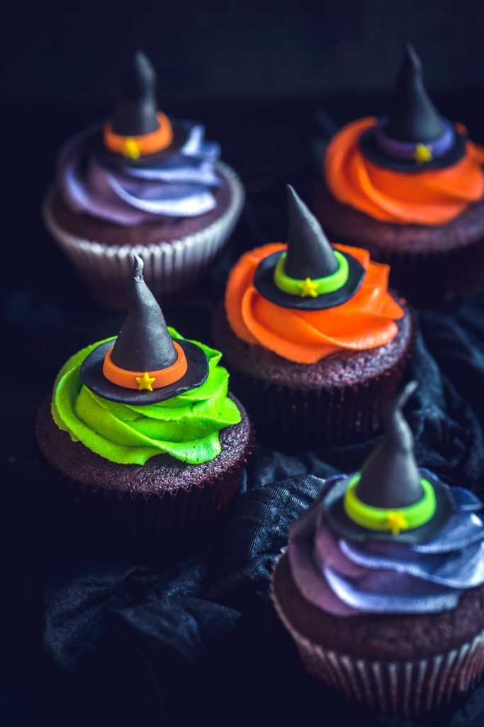Halloween cupcake streghe