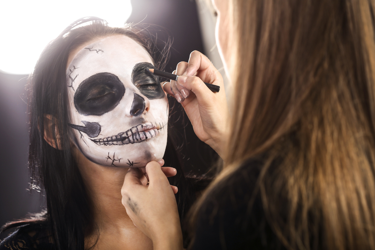 Sugar skull messicani teschi